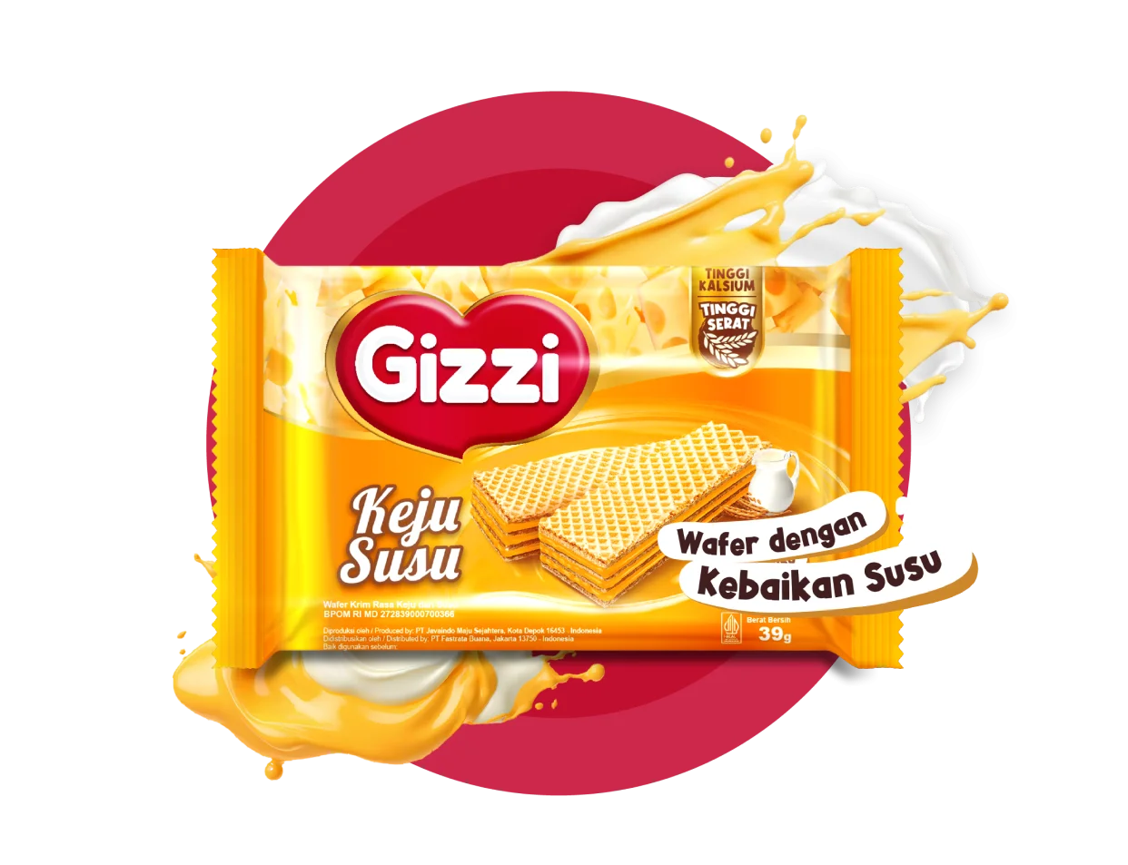 Gizzi Wafer Keju Susu
